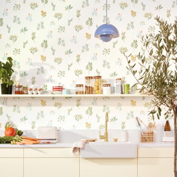 Paper pintat PLANTES AROMÀTIQUES VERDES GNL2_10537_02_51