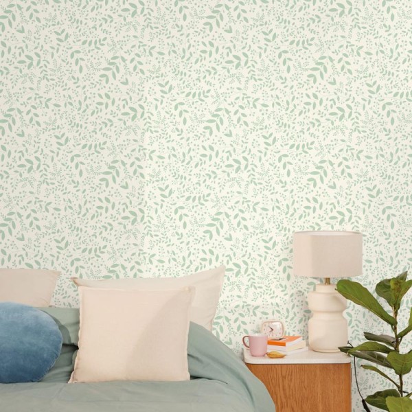 Paper pintat VINILIC FULLES VERDES GNL2_10534_07_01 Paper pintat VINILIC FULLES VERDES GNL2_10534_07_01