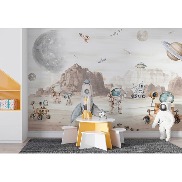 Mural Infantil Astronautas ANIM660