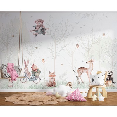 Mural Infantil Camp d'Animals ANIM665 2