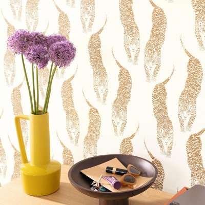 Papel de parede com LEOPARDOS MARROM CLARO WILD_10492_02_81 2