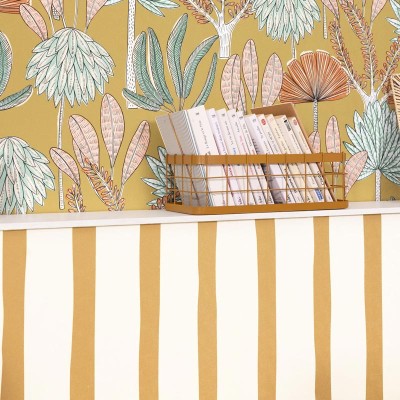 Papel pintado RAYAS IRREGULARES OCRES Y BLANCAS WILD_10495_02_46 2