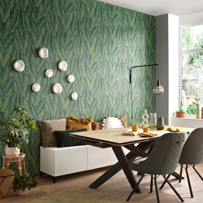 Paper pintat FULLES VERTICALS VERDES 10391-07 Paper pintat FULLES VERTICALS VERDES 10391-07