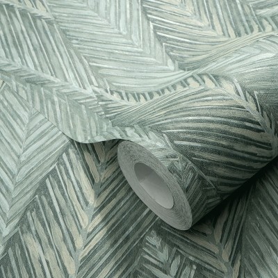 Papel de parede FOLHAS VERTICAIS VERDE CLARO 10391-35 Papel de parede FOLHAS VERTICAIS VERDE CLARO 10391-35