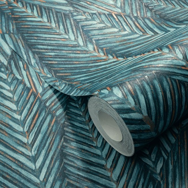 Paper pintat FULLES VERTICALS BLAVES 10391-19