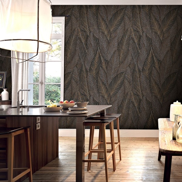 Paper pintat FULLES VERTICALS MARRÓ 10391-11 Paper pintat FULLES VERTICALS MARRÓ 10391-11