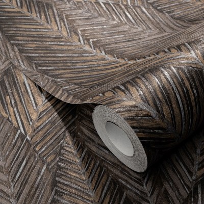 Paper pintat FULLES VERTICALS MARRÓ 10391-11 Paper pintat FULLES VERTICALS MARRÓ 10391-11