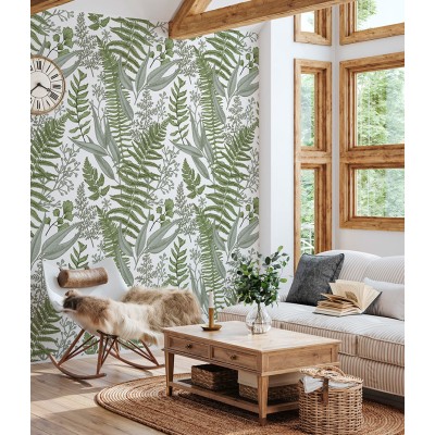 Mural Essentials Vegetação Verde  752-082