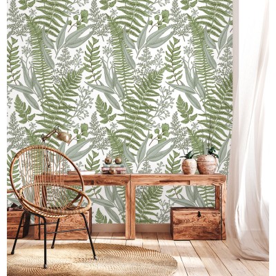 Mural Essentials Vegetación Verde 752-082 Mural Essentials Vegetación Verde 752-082