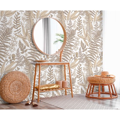 Mural Essentials Vegetación Beige 752-083 2