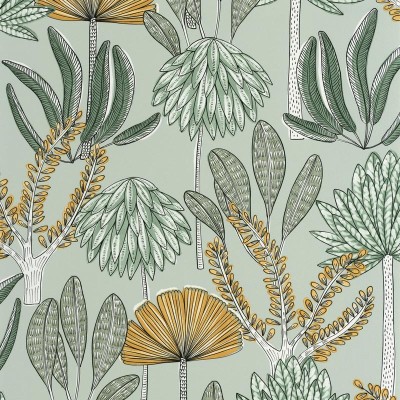 Papel de parede OASIS VERDE E OCRE WILD_10493_77_93 Papel de parede OASIS VERDE E OCRE WILD_10493_77_93