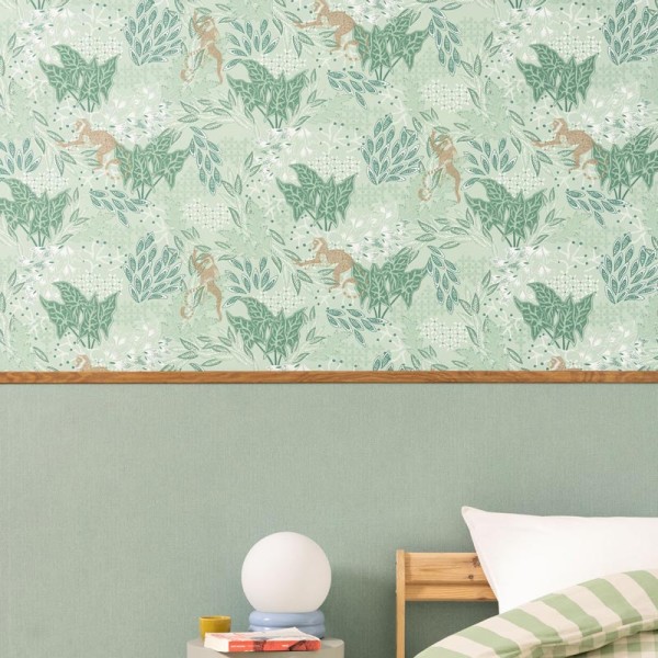 Papel de parede SELVA VERDE WILD_10491_77_89