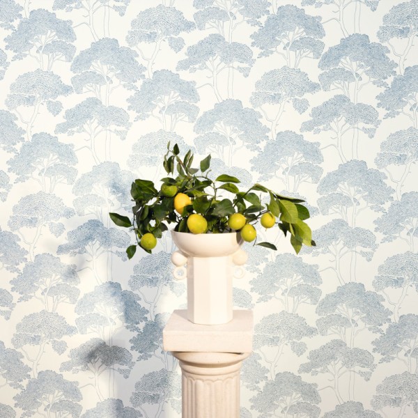 Paper pintat ARBRES BLAUS AZU_10543_06_36 Paper pintat ARBRES BLAUS AZU_10543_06_36