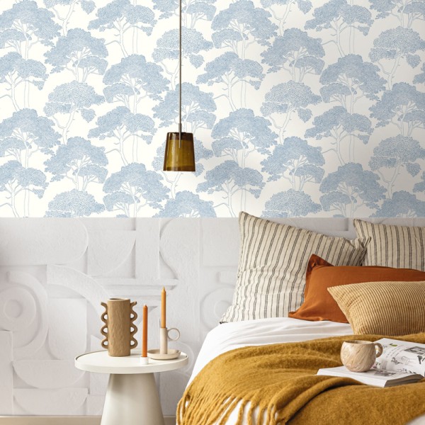 Papel pintado ÁRBOLES AZULES AZU_10543_06_36 Papel pintado ÁRBOLES AZULES AZU_10543_06_36