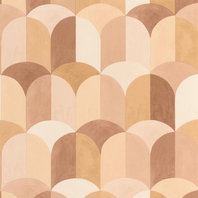 Paper pintat GEOMÈTRIC BANDOL TERRACOTA AZU_10544_84_65 Paper pintat GEOMÈTRIC BANDOL TERRACOTA AZU_10544_84_65