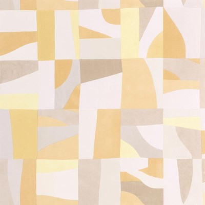 Papel de parede FORMAS MARROM E AMARELO AZU_10546_12_28