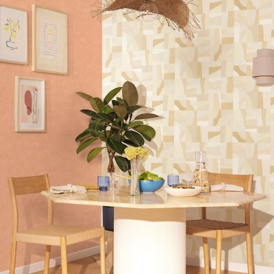 Papel pintado FORMAS MARRÓN Y BEIGE AZU_10546_11_52 2