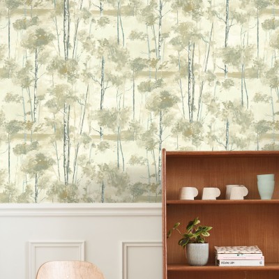 Papel pintado ÁRBOLES BOSQUE BEIGE VERDOSO Y GRIS RIVI_8954_74_18 Papel pintado ÁRBOLES BOSQUE BEIGE VERDOSO Y GRIS RIVI_8954_74_18