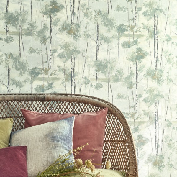 Papel de parede ÁRVORES FLORESTA EUCALIPTO VERDE E CINZA RIVI_8954_77_20 Papel de parede ÁRVORES FLORESTA EUCALIPTO VERDE E CINZA RIVI_8954_77_20