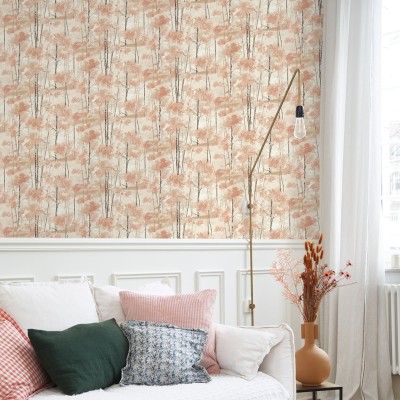 Papel pintado ÁRBOLES BOSQUE MARRÓN NARANJA RIVI_8954_43_91 Papel pintado ÁRBOLES BOSQUE MARRÓN NARANJA RIVI_8954_43_91