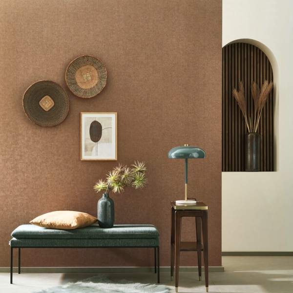 Papel de parede TEXTURA PADRÃO COBRE MARROM RIVI_8870_27_38 Papel de parede TEXTURA PADRÃO COBRE MARROM RIVI_8870_27_38