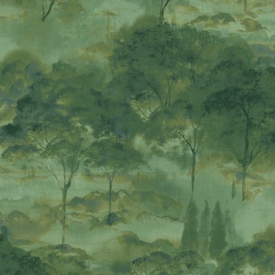 Papel pintado PAISAJE ACUARELA VERDE RIVI_8955_79_58 Papel pintado PAISAJE ACUARELA VERDE RIVI_8955_79_58