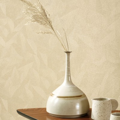 Papel de parede FOLHAS COM TEXTURA BEGE RIVI_8642_11_39 2