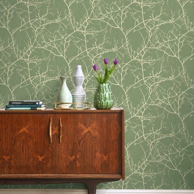 Papel de parede GALHOS VINILICO VERDE RIVI_8953_74_88 Papel de parede GALHOS VINILICO VERDE RIVI_8953_74_88