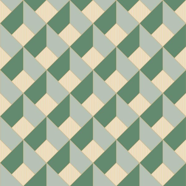 Papel pintado EFECTO 3D VERDE OTLS_10509_79_34
