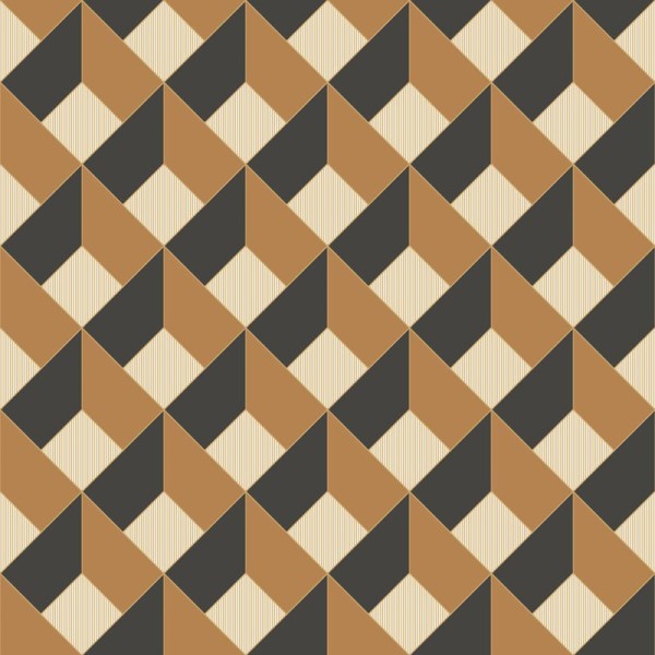 Papel de parede EFEITO 3D MARROM E PRETO OTLS_10509_29_53