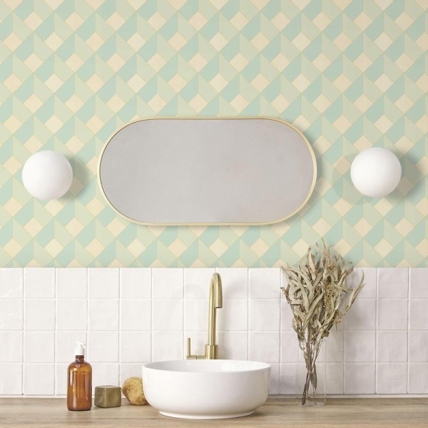 Papel de parede EFEITO 3D VERDE OTLS_10509_76_23