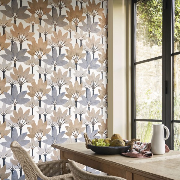 Papel pintado NATURALEZA IMPERIAL AZUL Y BEIGE BBLN_8971_64_57 Papel pintado NATURALEZA IMPERIAL AZUL Y BEIGE BBLN_8971_64_57