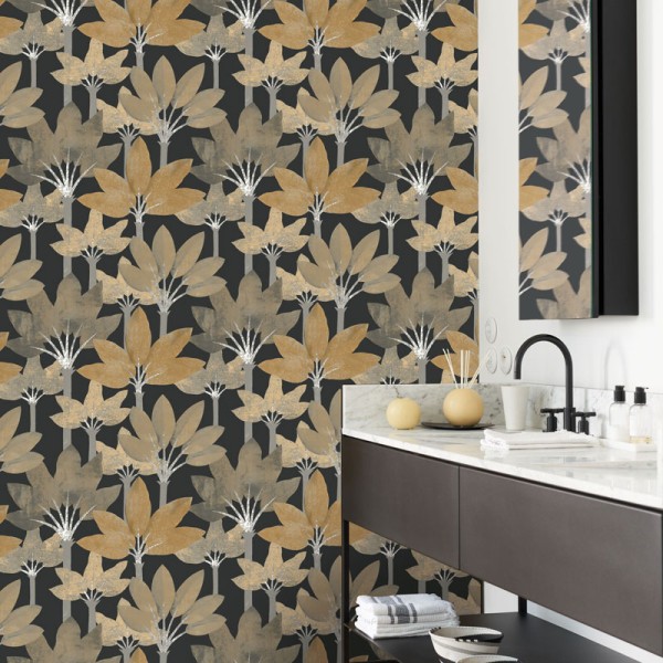 Papel pintado NATURALEZA IMPERIAL NEGRO DORADO BBLN_8971_23_90 Papel pintado NATURALEZA IMPERIAL NEGRO DORADO BBLN_8971_23_90