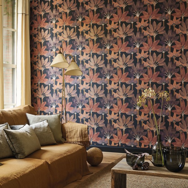Papel de parede NATUREZA IMPERIAL PRETO COBRE LARANJA BBLN_8971_86_44 Papel de parede NATUREZA IMPERIAL PRETO COBRE LARANJA BBLN_8971_86_44
