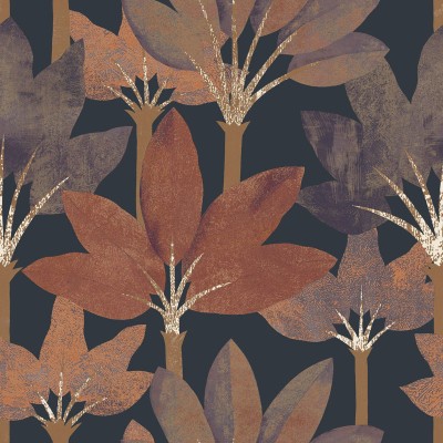 Papel pintado NATURALEZA IMPERIAL COBRE NARANJA BBLN_8971_86_44