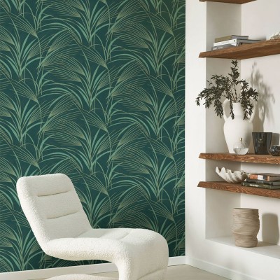 Papel de parede FOLHAS PALMEIRA VERDE BBLN_8972_67_88 2