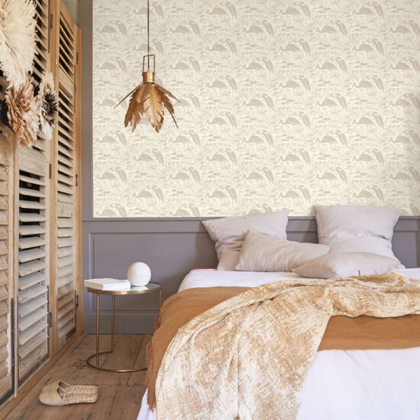 Papel de parede LAGO COM FLAMINGOS BBLN_8973_11_01 Papel de parede LAGO COM FLAMINGOS BBLN_8973_11_01