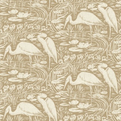 Papel de parede LAGO COM FLAMINGOS CAMEL BBLN_8973_19_61