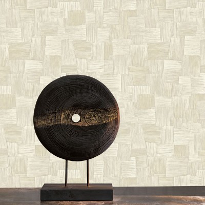 Papel de parede TRANÇADO MADEIRA BRANCO CREME BBLN_8974_11_05