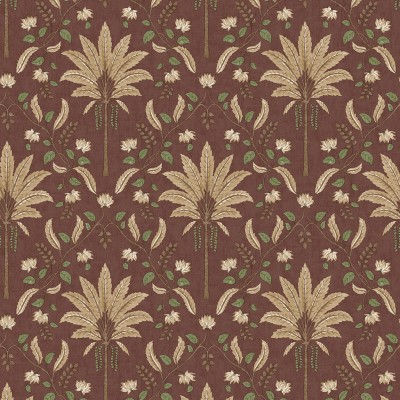 Paper pintat PALMERES VINTAGE MARRONS JE91792