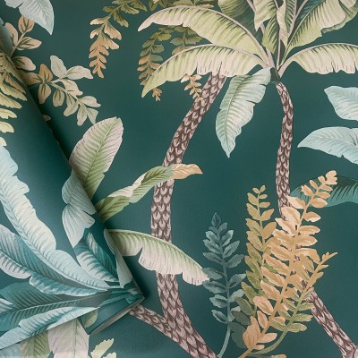 Papel de parede OÁSIS DE PALMEIRAS VERDE JE91821
