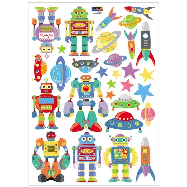 STICKER ROBOTS DP-08065