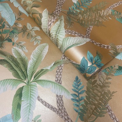 Papel pintado OASIS DE PALMERAS COBRE JE91822 Papel pintado OASIS DE PALMERAS COBRE JE91822