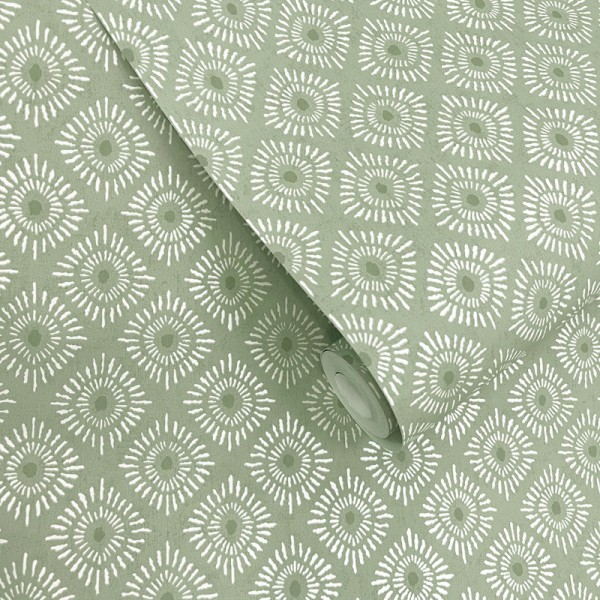 Papel de parede BOÉMIO VERDE JE91870 Papel de parede BOÉMIO VERDE JE91870