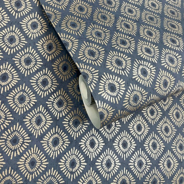 Papel pintado BOHEMIO AZUL MARINO JE91872