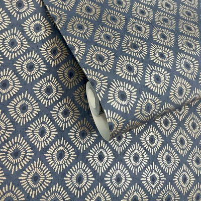 Papel pintado BOHEMIO AZUL MARINO JE91872