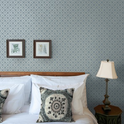 Paper pintat BOHEMI BLAU JE91871 2