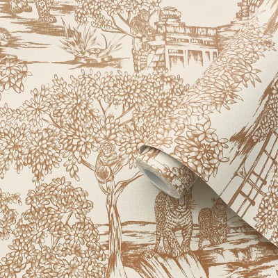 Papel pintado PAISAJE ORIENTAL TERRACOTA JE91814 Papel pintado PAISAJE ORIENTAL TERRACOTA JE91814