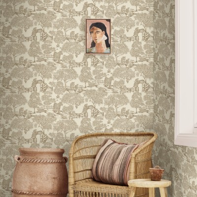 Paper pintat PAISATGE ORIENTAL JE91810