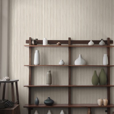 Papel de parede RIPAS DE MADEIRA MINIMALISTA JE91863